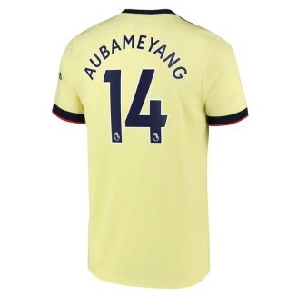 Fotbalové Dresy Arsenal Aubameyang 14 Venkovní Dres 2021-2022 – Krátký Rukáv