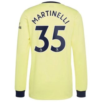 Fotbalové Dresy Arsenal Martinelli 35 Venkovní Dres 2021-2022 – Dlouhý Rukáv