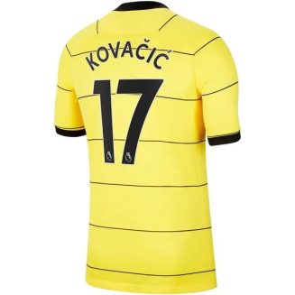Fotbalové Dresy Chelsea Kovacic 17 Venkovní Dres 2021-2022 – Krátký Rukáv