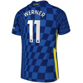 Fotbalové Dresy Chelsea Werner 11 Domácí Dres 2021-2022 – Krátký Rukáv
