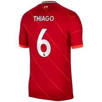 Fotbalové Dresy Liverpool Thiago 6 Domácí Dres 2021-2022 – Krátký Rukáv