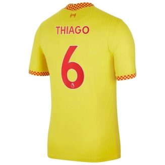 Fotbalové Dresy Liverpool Thiago 6 Alternativní Dres 2021-2022 – Krátký Rukáv