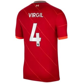 Fotbalové Dresy Liverpool Virgil 4 Domácí Dres 2021-2022 – Krátký Rukáv
