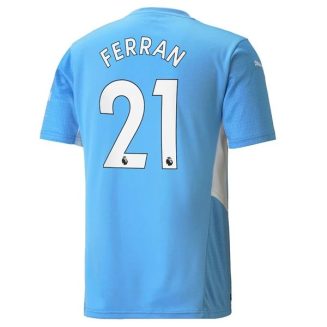 Fotbalové Dresy Manchester City Ferran 21 Domácí Dres 2021-2022 – Krátký Rukáv