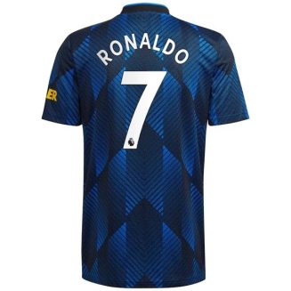 Fotbalové Dresy Manchester United Ronaldo 7 Alternativní Dres 2021-2022 – Krátký Rukáv
