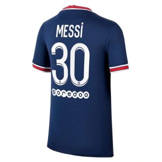 Fotbalové Dresy Paris Saint Germain PSG Messi 30 Domácí Dres 2021-2022 – Krátký Rukáv
